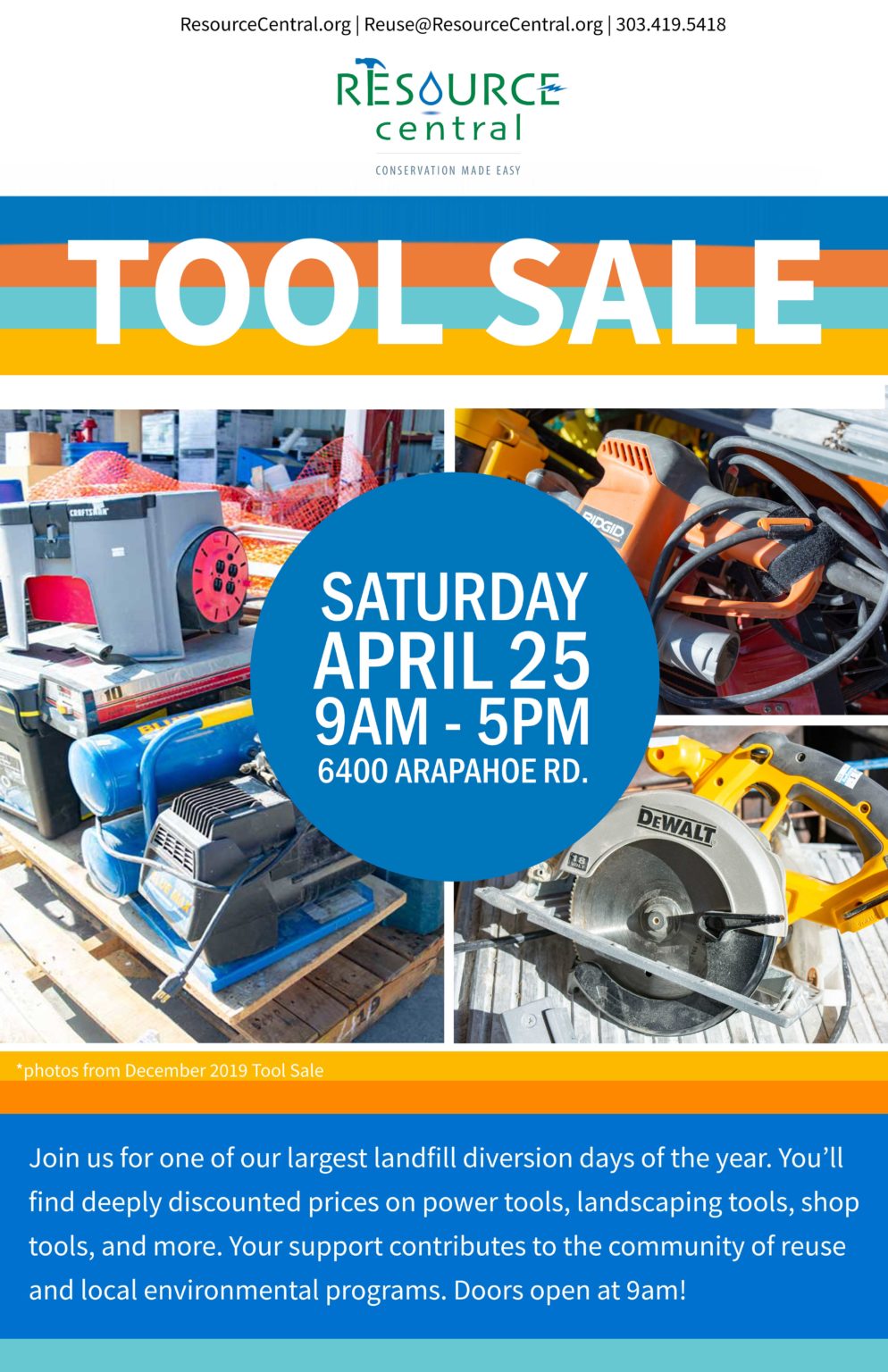 Tool Sale Resource Central