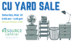 Resource Central's annual CU Yard Sale | Saturday, May 18 9am-5pm