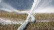 Water Leaking out of a sprinkler