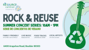 A graphic for the 2026 Rock & Reuse concert Series