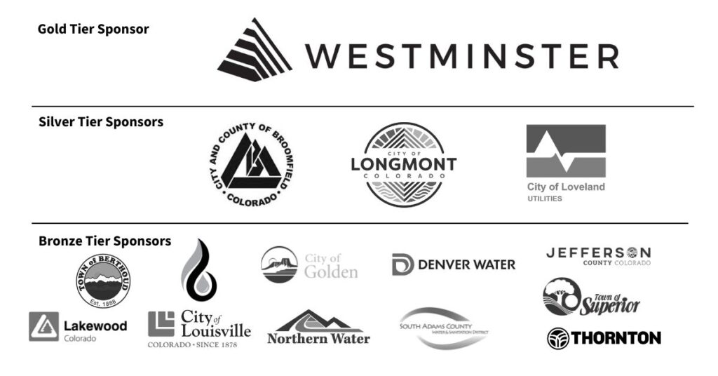 A graphic listing all of our series sponsors.