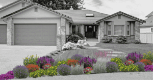 Artist Rendering of a Rainbow Lane and Sunset & Sage garden combo.