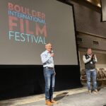 Resource Central President & CEO Neal Lurie welcomes attendees before the screening of The River.