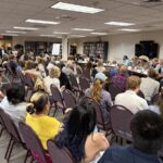 The standing-room-only panel featured the people behind The River sharing their stories.