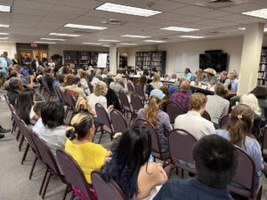 The standing-room-only panel featured the people behind The River sharing their stories.
