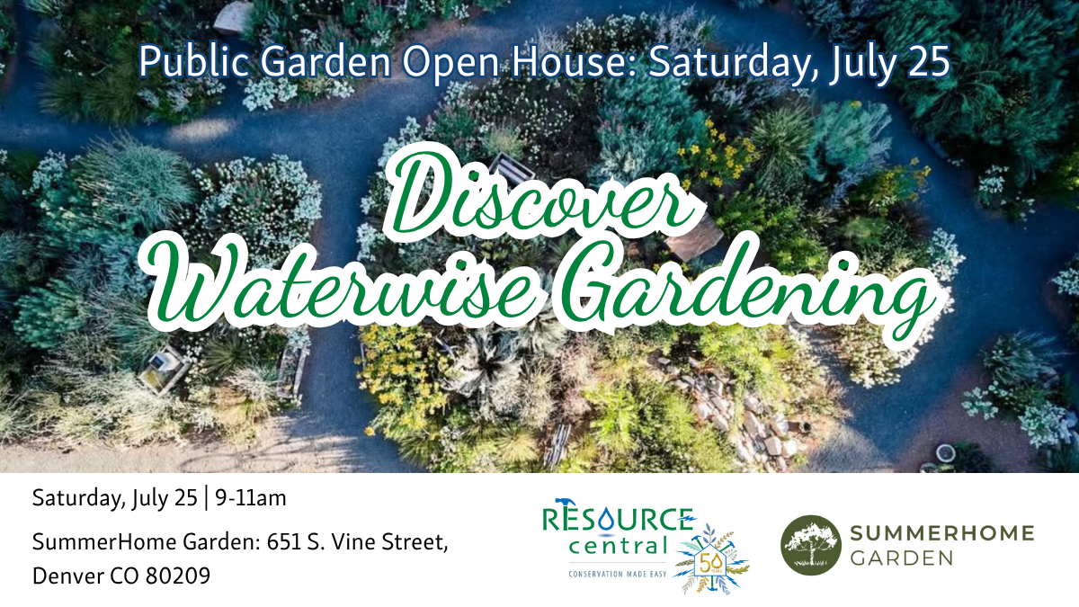 Waterwise Gardening Open House at Summerhome Garden graphic
