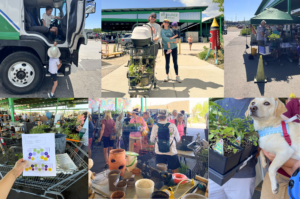 A collage of photos recapping the record-breaking June 6 Plant Sale conservation impact