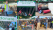 Collage of Resource Central staff showcasing reusable tools, appliances, furniture, and building materials at the Materials Reuse Store in Boulder, Colorado, highlighting how donating and shopping for secondhand materials reduces landfill waste, conserves natural resources, and supports affordable home improvement.